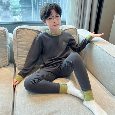 男童睡衣套装2025新款中大童酷帅