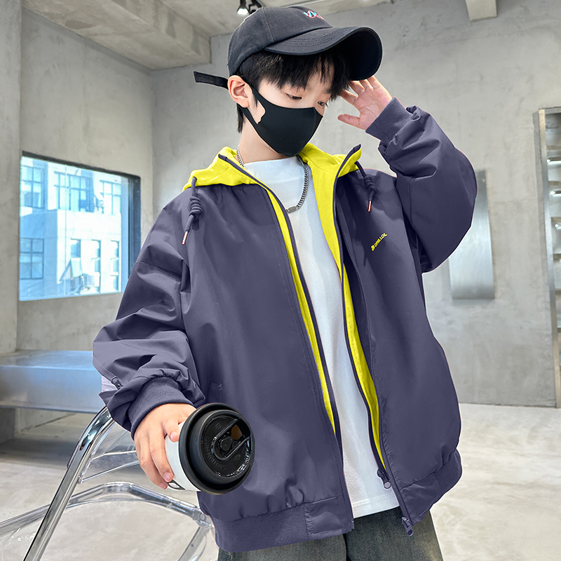 男童外套春秋款2025新款中大童