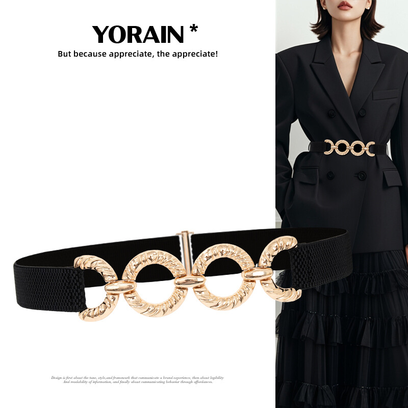 正品松紧腰带女配裙子连衣裙腰封