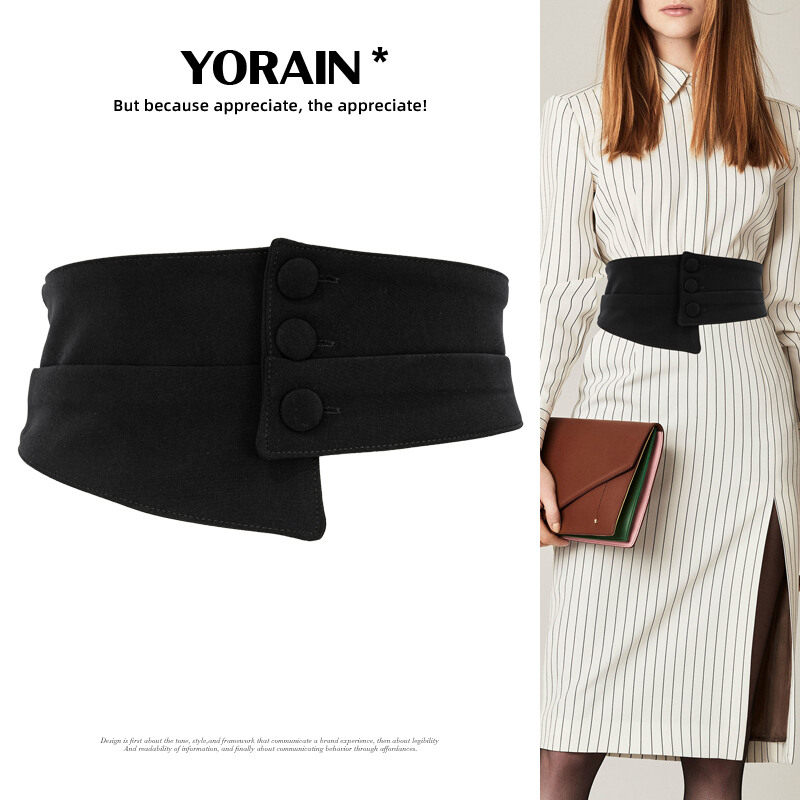 女新中式布腰带优雅时尚百搭新款