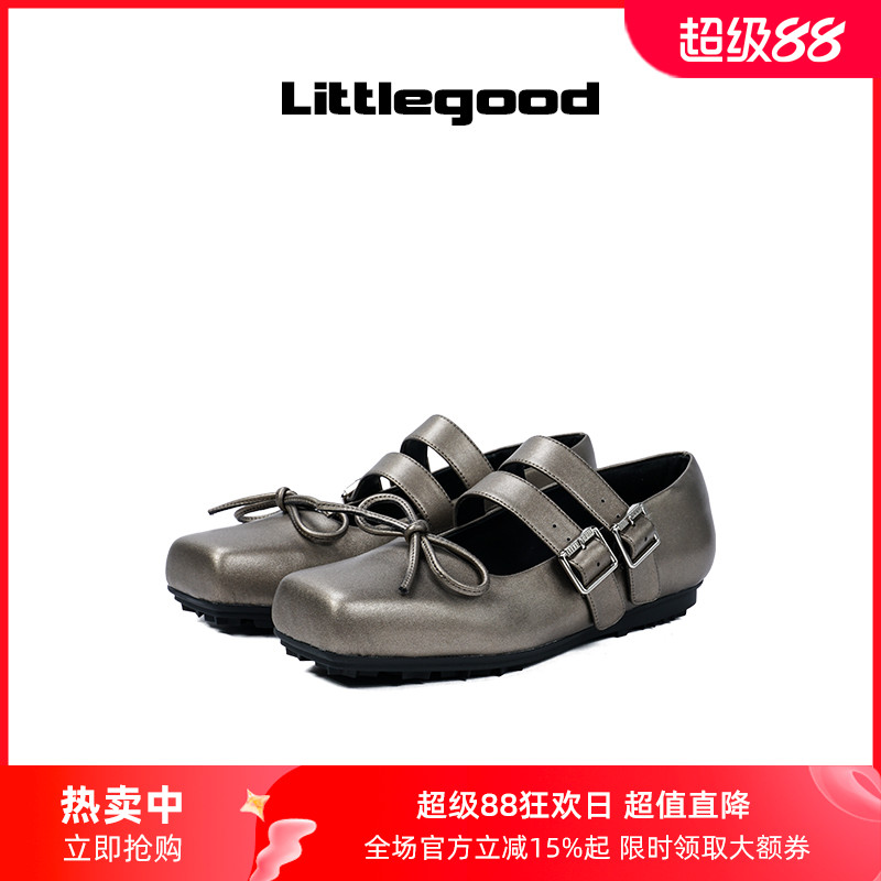 littlgood日系方头玛丽珍鞋