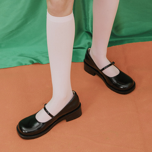 Littlegood日系玛丽珍鞋女平底圆头小皮鞋jk制服鞋可爱少女小单鞋