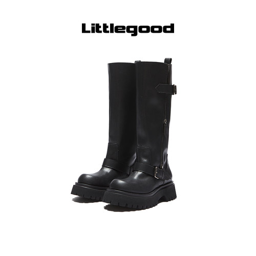 littlgood复古厚底马丁靴
