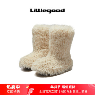 【冬季新品】littlegood日系雪地靴女新款毛毛靴冬季百搭短靴