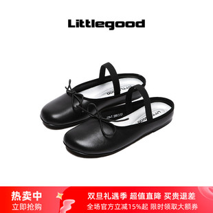 新款 女2025春季 littlegood甜美包头拖鞋 蝴蝶结玛丽珍鞋 25SS