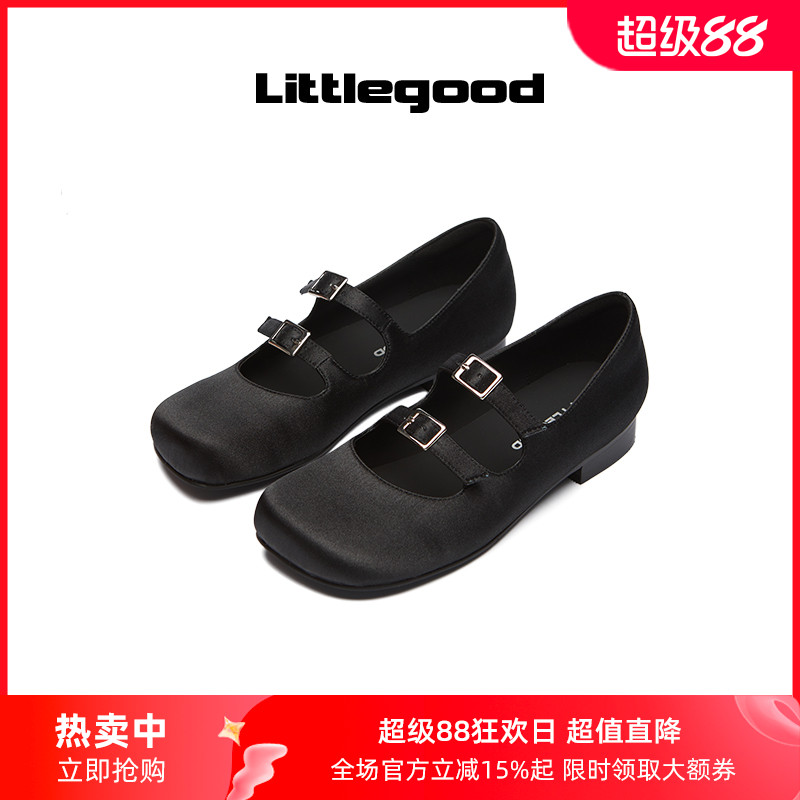 littlgood复古玛丽珍鞋