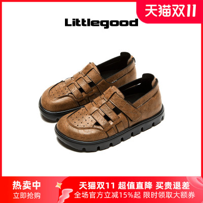 littlegood复古罗马凉鞋
