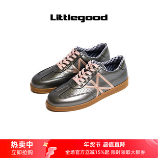 【新品推荐】littlegood复古德训鞋女2025新款百搭休闲鞋舒适