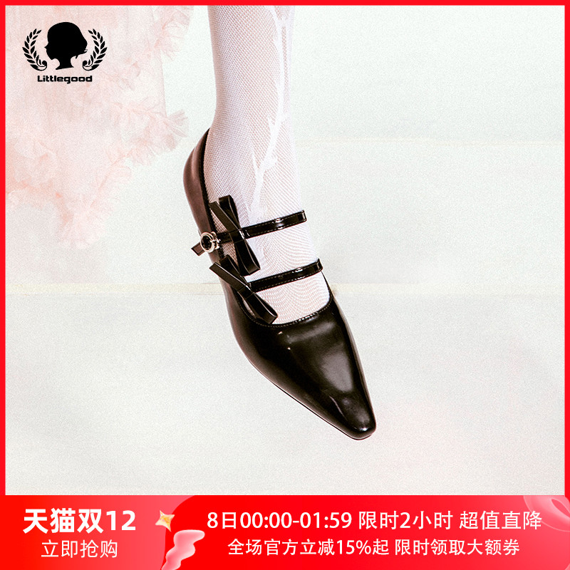 littlegood法式玛丽珍鞋