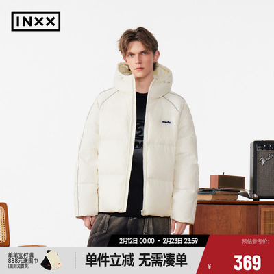 【INXX】Standby潮牌新品运动风拼接羽绒服男女同款XME4151442