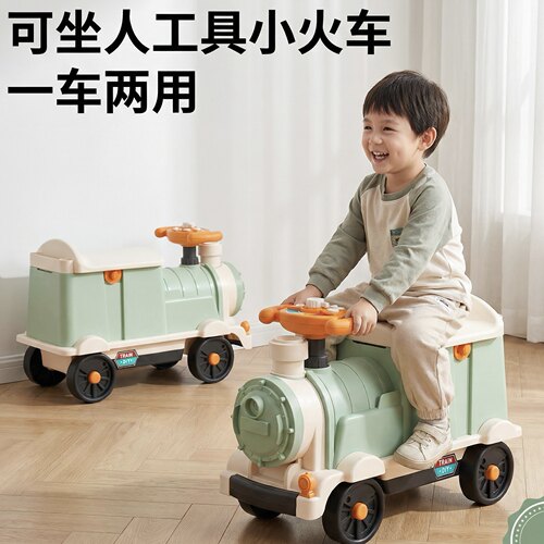 小火车男孩可坐人带音乐生日礼物