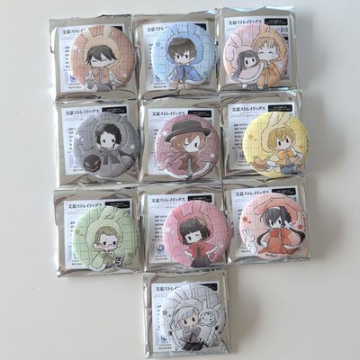 现货日谷文豪野犬周边吧唧徽章太宰治中原中也中岛敦谷子动漫礼物