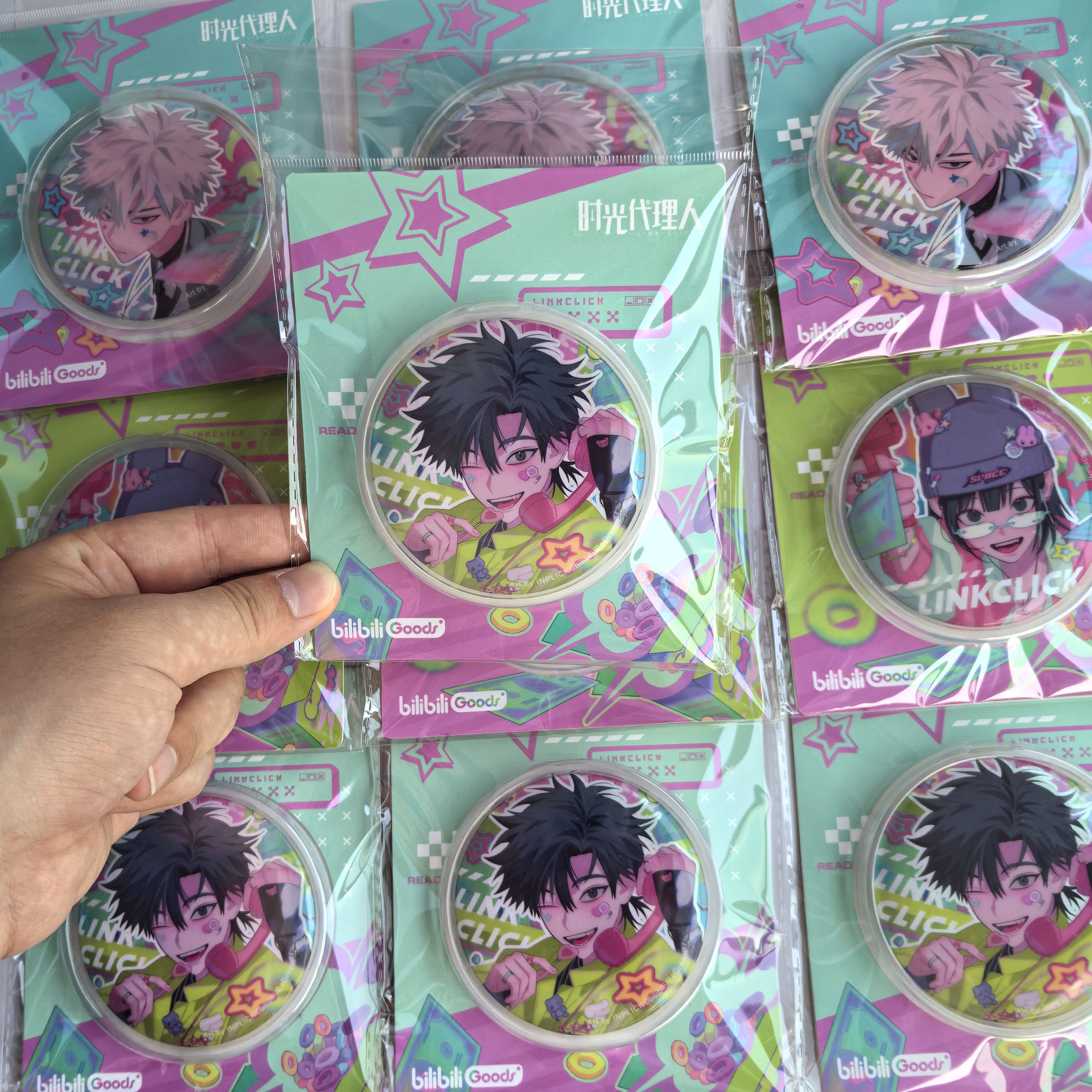 bilibili正版 时光代理人 巡演surprising click惊喜节拍吧唧徽章