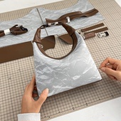 饺子包diy手工编织包包自制材料包手缝单肩斜挎包送朋友公司活动