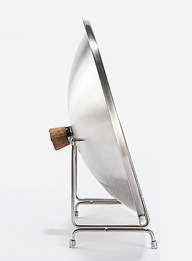 大锅盖架免打孔304不锈钢坐式台面放锅盖神器收纳菜板支架砧板架