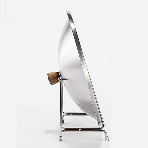 免打孔304不锈钢坐式神器锅盖架