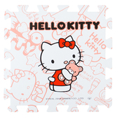 儿童拼接爬爬垫卡通凯蒂猫宝宝学步爬行垫满铺泡沫拼接地垫