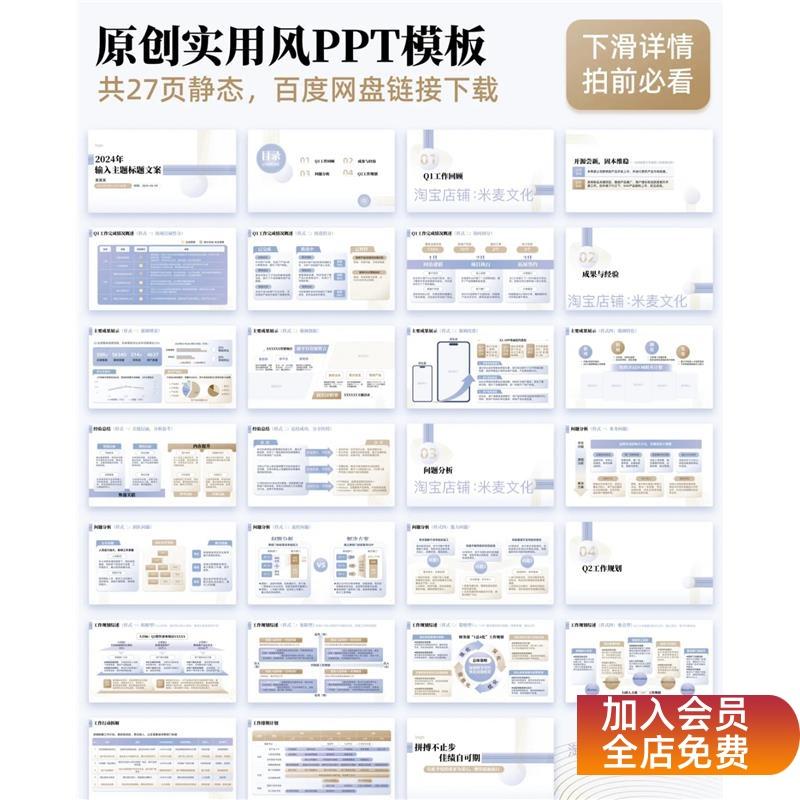 原创实用工作汇报工作总结晋升逻辑架构数据分析PPT模版