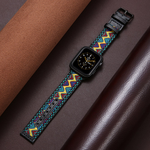 applewatch尼龙皮质表带