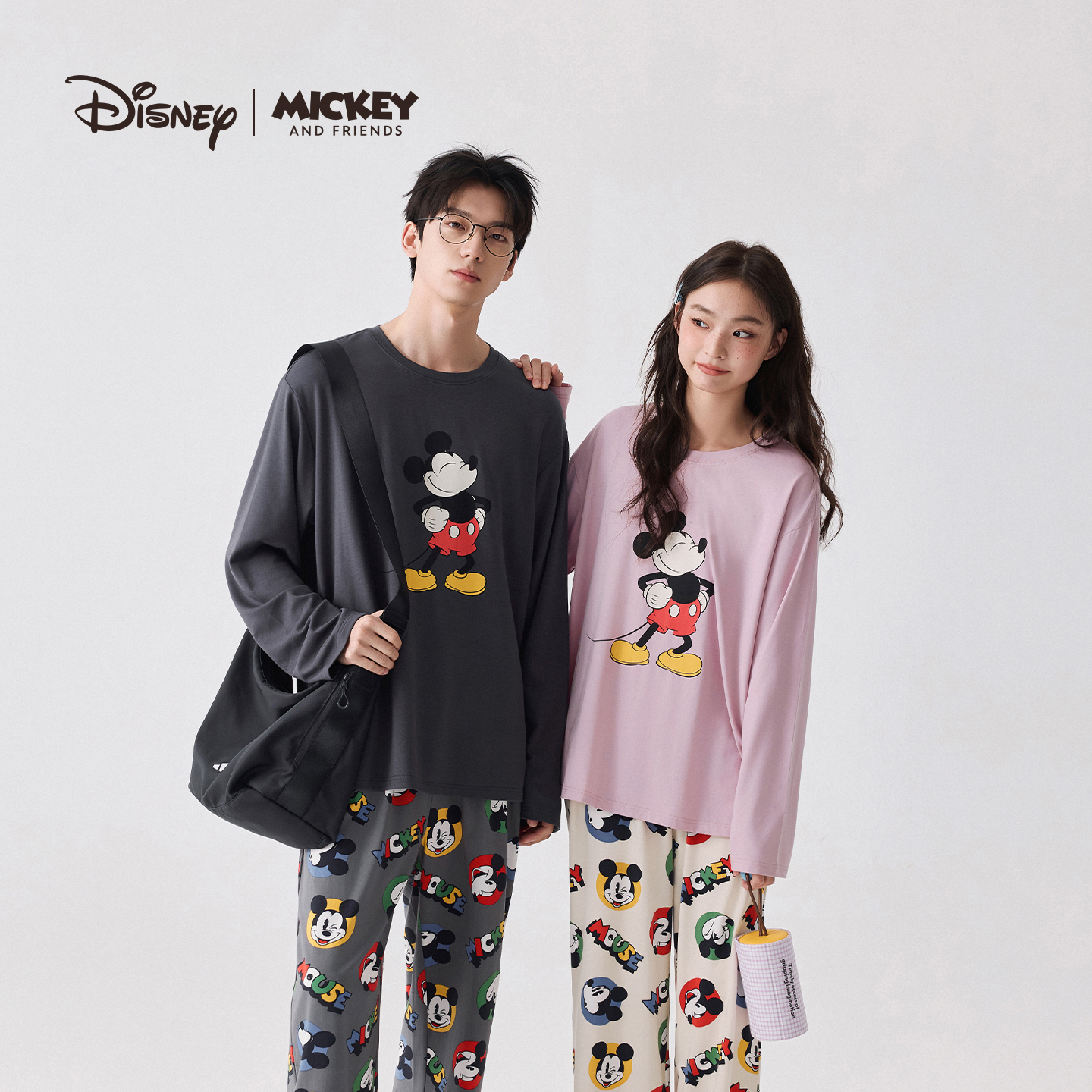 迪士尼米奇可外穿睡衣套装