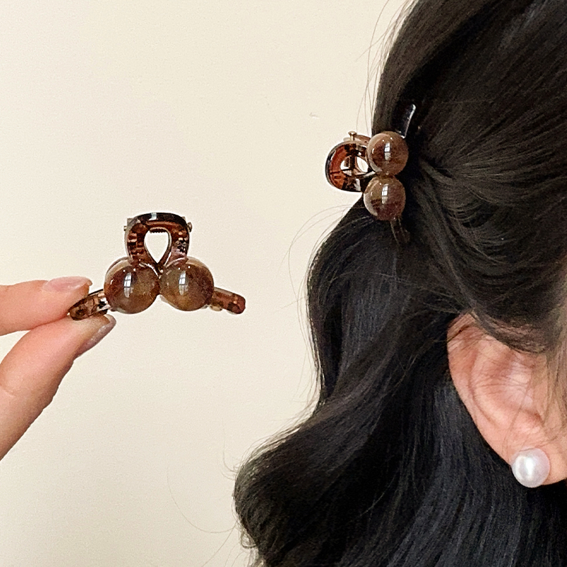 可爱琥珀色樱桃小抓夹