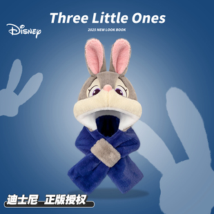 迪士尼疯狂动物城尼克朱迪毛绒保暖帽子女冬季 加厚护耳防寒防冻