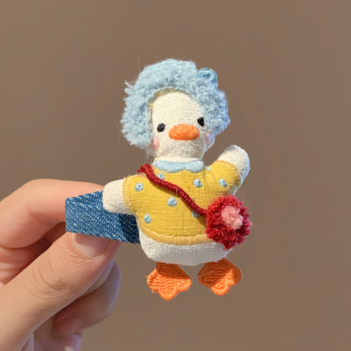 duck不必~可爱小鸭子发夹儿童