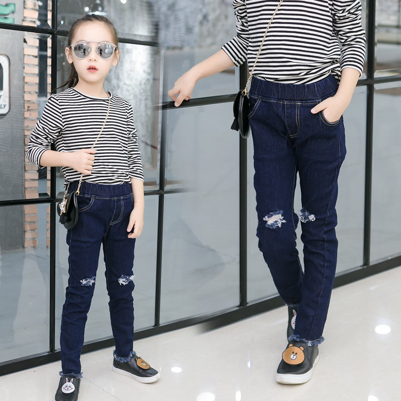Pantalon fille en toile - Ref 2062084 Image 4
