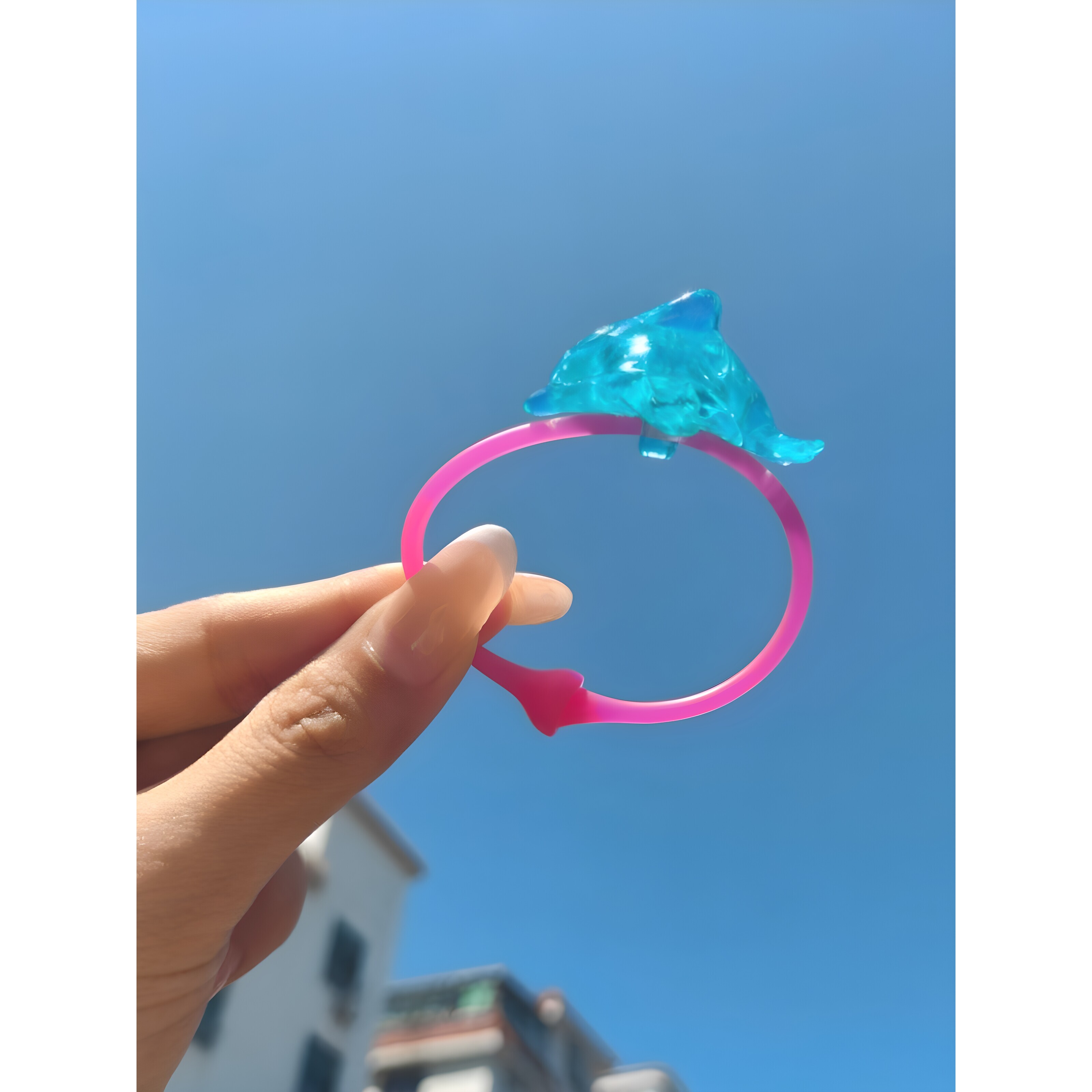 奇趣蛋玩具美人鱼主题玩具海豚手环一个海龟手环