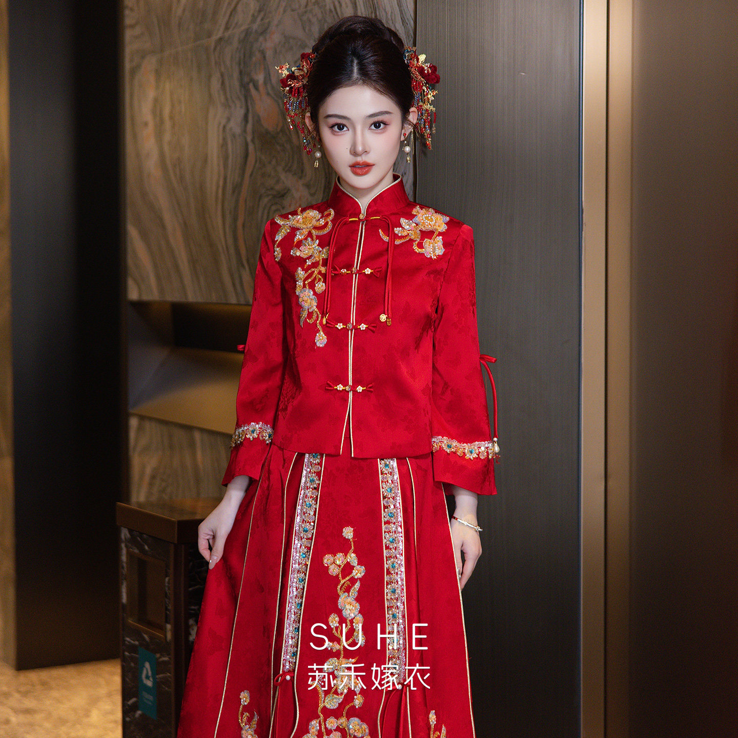 秀禾服婚服2026新款新娘结婚礼服图片
