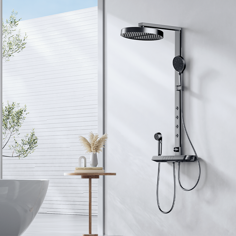 陶谷 冷热淋浴花洒套装背喷家用顶喷全铜沐浴花洒智能数显 K30,家装主材,恒温花洒套装,淘宝优惠券,粉丝福利购,淘宝优惠卷