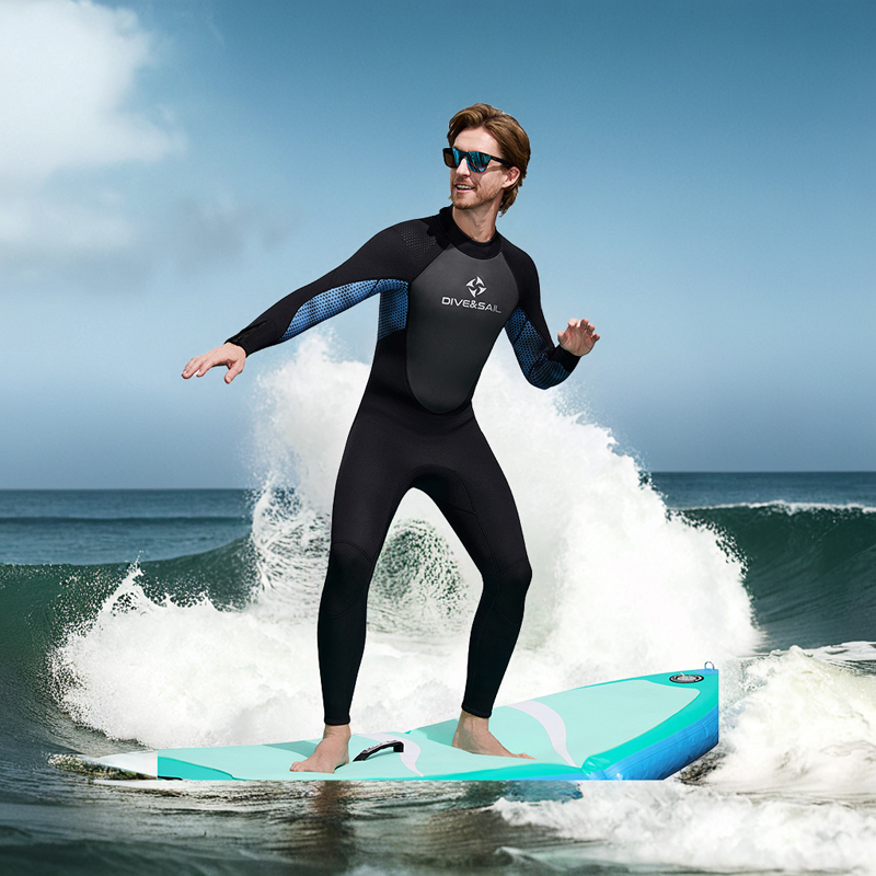 DIVE&SAIL保暖3MM连体潜水服男