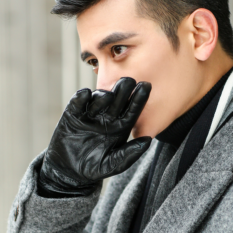 Gants pour homme en peau de mouton - Ref 2782485 Image 4