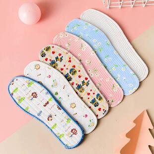 儿童鞋垫小孩可爱鞋垫防臭吸汗透气男童女童宝宝四季通用棉布鞋垫