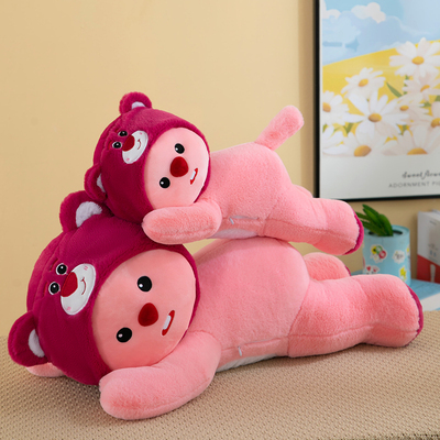 毛绒玩具公仔趴款草莓熊海狸露比