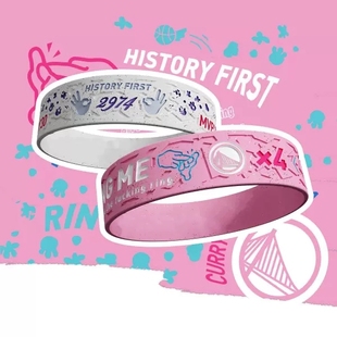 篮球腕带硅胶感光库里球场同款 FaithNBA珍藏晚安手环勇士 Active