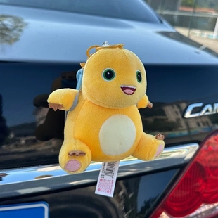 车后尾公仔车外装饰品玩偶汽车挂件车顶防撞后备箱奶龙车尾挂件