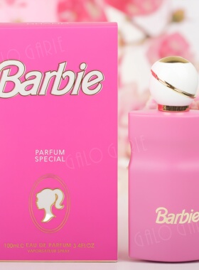 Barbie跨境香水中东迪拜perfume芭比100ml阿拉伯粉色女香水礼物