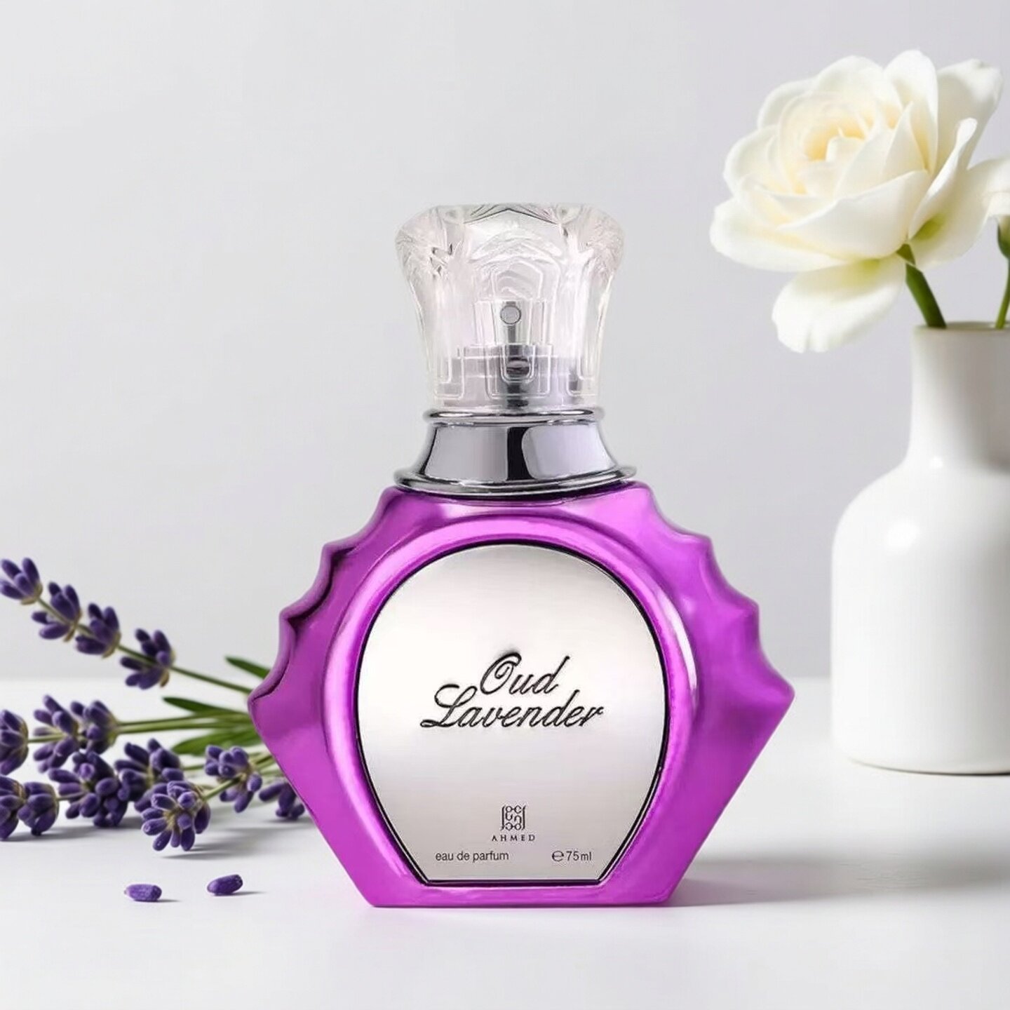 跨境出口AHMED Oud Lavender75ML中东阿拉伯迪拜薰衣草喷雾香水