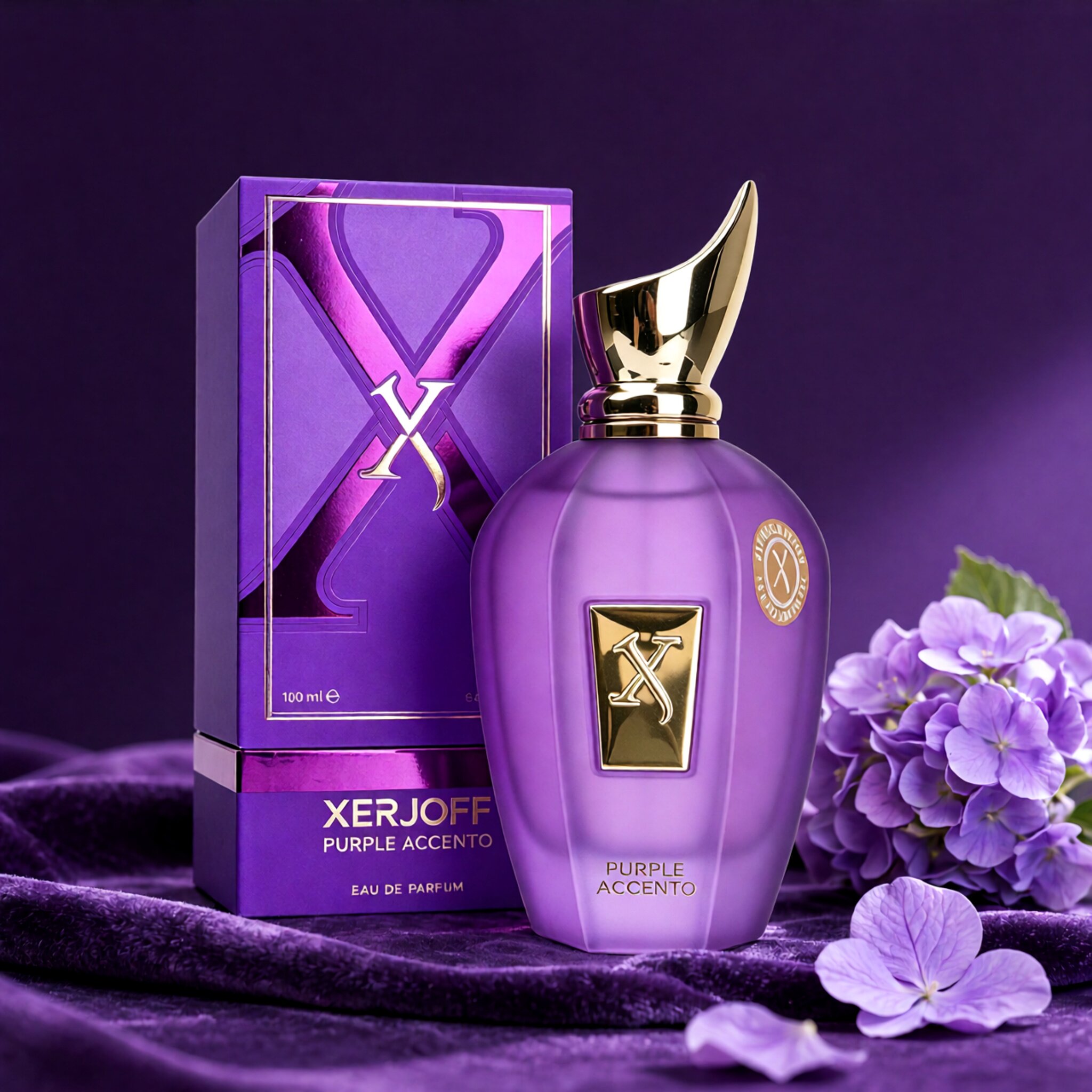 Xerjoff跨境外贸香水100ml中性阿拉伯香水purple紫色迪拜香水礼盒
