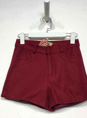 需雅系列 D77619 时尚短裤品牌女装折扣备