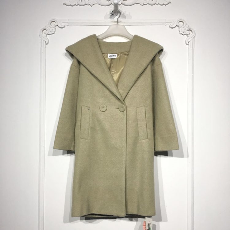 乔系列 8276S172 时尚毛呢外套品牌女装折扣颦