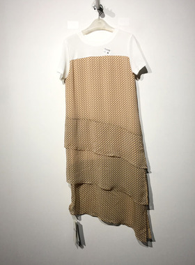潮系列 D93158 时尚连衣裙品牌女装折扣颦