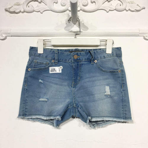 HC系列 8007S082 时尚牛仔短裤品牌女装折扣颦