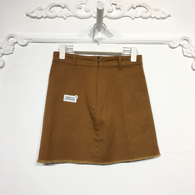 潮系列 8187S264 时尚牛仔短裙品牌女装折扣颦