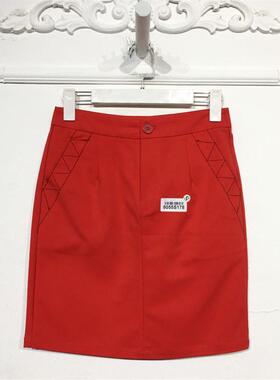 卡LBS系列 8055S178 时尚半身裙品牌女装折扣颦