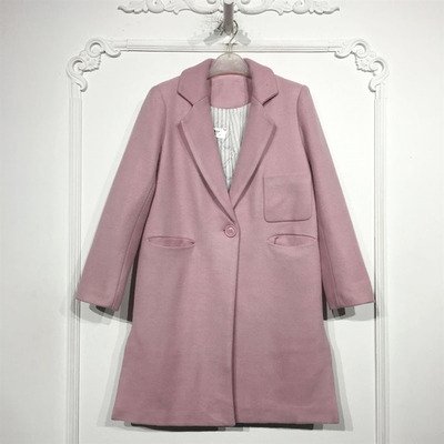 N系列 8128S048 时尚毛呢外套品牌女装折扣颦