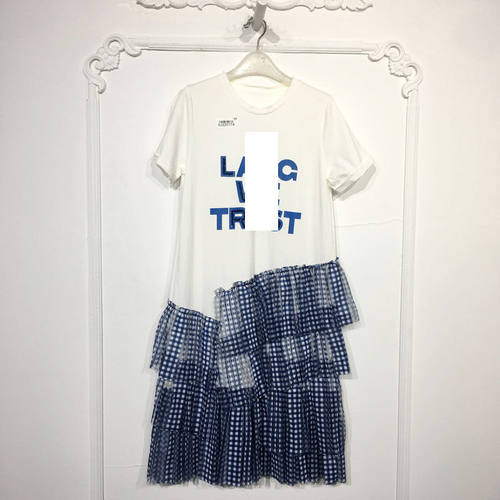 潮系列 8222S174 时尚连衣裙品牌女装折扣颦