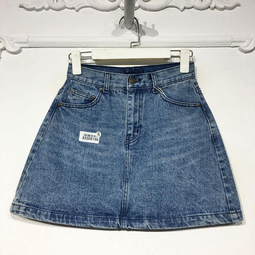 容悦 8330S156 时尚牛仔短裙品牌女装折扣颦