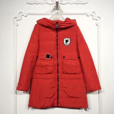 潮系列 8152S014 时尚长款羽绒服品牌女装折扣颦